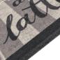 Preview: Küchenteppich Waschbar Coffee Schwarz 60x300 cm Samt