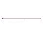 Preview: Gardinenstangen 2 Stk. Weiß und Silbern 60-105 cm Aluminium