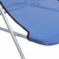 Preview: Strandstühle 2 Stk. Blau Textilene & Pulverbeschichteter Stahl