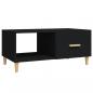 Preview: Couchtisch Schwarz 89,5x50x40 cm Holzwerkstoff