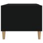 Preview: Couchtisch Schwarz 89,5x50x40 cm Holzwerkstoff