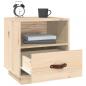 Preview: Nachttisch 40x34x45 cm Massivholz Kiefer