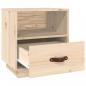 Preview: Nachttisch 40x34x45 cm Massivholz Kiefer