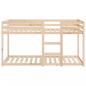 Preview: Etagenbett 80x200 cm Massivholz Kiefer