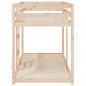 Preview: Etagenbett 80x200 cm Massivholz Kiefer