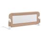 Preview: Kleinkind-Bettschutzgitter Taupe 102x42 cm Polyester