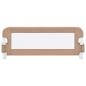 Preview: Kleinkind-Bettschutzgitter Taupe 102x42 cm Polyester