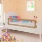 Preview: ARDEBO.de - Kleinkind-Bettschutzgitter Taupe 150x42 cm Polyester