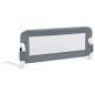 Preview: Kleinkind-Bettschutzgitter Grau 102x42 cm Polyester