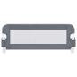 Preview: Kleinkind-Bettschutzgitter Grau 102x42 cm Polyester