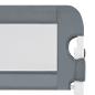 Preview: Kleinkind-Bettschutzgitter Grau 102x42 cm Polyester