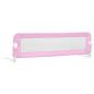 Preview: Kleinkind-Bettschutzgitter Rosa 120x42 cm Polyester