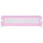 Preview: Kleinkind-Bettschutzgitter Rosa 120x42 cm Polyester
