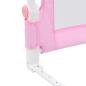 Preview: Kleinkind-Bettschutzgitter Rosa 120x42 cm Polyester