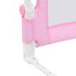 Preview: Kleinkind-Bettschutzgitter Rosa 120x42 cm Polyester