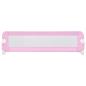 Preview: Kleinkind-Bettschutzgitter Rosa 120x42 cm Polyester