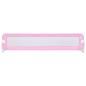 Preview: Kleinkind-Bettschutzgitter Rosa 180x42 cm Polyester