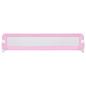 Preview: Kleinkind-Bettschutzgitter Rosa 180x42 cm Polyester