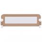 Preview: Kleinkind-Bettschutzgitter Taupe 120x42 cm Polyester