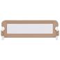 Preview: Kleinkind-Bettschutzgitter Taupe 120x42 cm Polyester