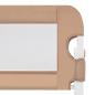 Preview: Kleinkind-Bettschutzgitter Taupe 120x42 cm Polyester