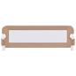 Preview: Kleinkind-Bettschutzgitter Taupe 120x42 cm Polyester
