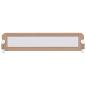 Preview: Kleinkind-Bettschutzgitter Taupe 180x42 cm Polyester