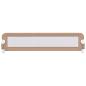 Preview: Kleinkind-Bettschutzgitter Taupe 180x42 cm Polyester