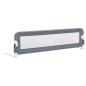 Preview: Kleinkind-Bettschutzgitter Grau 120x42 cm Polyester
