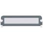 Preview: Kleinkind-Bettschutzgitter Grau 120x42 cm Polyester