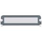 Preview: Kleinkind-Bettschutzgitter Grau 120x42 cm Polyester