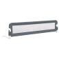 Preview: Kleinkind-Bettschutzgitter Grau 180x42 cm Polyester