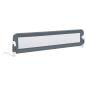 Preview: Kleinkind-Bettschutzgitter Grau 180x42 cm Polyester