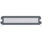 Preview: Kleinkind-Bettschutzgitter Grau 180x42 cm Polyester