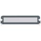 Preview: Kleinkind-Bettschutzgitter Grau 180x42 cm Polyester