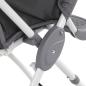Preview: Baby-Hochstuhl Grau und Weiß 
