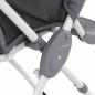 Preview: Baby-Hochstuhl Grau und Weiß 