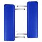 Preview: Massageliege Klappbar 2-Zonen mit Aluminiumgestell Blau