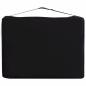 Preview: Massageliege Klappbar 3-Zonen Aluminiumgestell Schwarz Beige