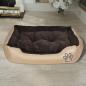 Preview: Hundebett Beige und Braun XXL