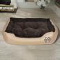 Preview: Hundebett Beige und Braun XXL