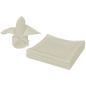 Preview: Dinner-Servietten 50 Stk Creme 50x50 cm