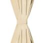Preview: Vorhänge aus Mikro-Satin 2 Stk. mit Schlaufen 140×225 cm Beige