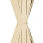 Preview: Vorhänge Mikro-Satin 2 Stk. mit Schlaufen 140x245 cm Beige