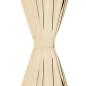 Preview: Vorhänge Mikro-Satin 2 Stk. mit Schlaufen 140x245 cm Beige
