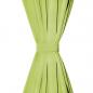 Preview: Vorhänge Mikro-Satin 2 Stk. mit Schlaufen 140 x 175 cm Grün