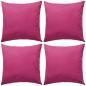 Preview: ARDEBO.de - Gartenkissen 4 Stk. 45 x 45 cm Rosa