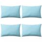 Preview: ARDEBO.de - Gartenkissen 4 Stk. 60 x 40 cm Hellblau