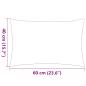 Preview: Gartenkissen 4 Stk. 60 x 40 cm Hellblau