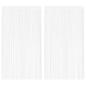 Preview: Fadenvorhänge 2 Stk. 140 x 250 cm Weiß